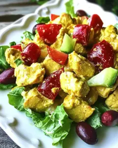 Fruity Curry Chicken Salad