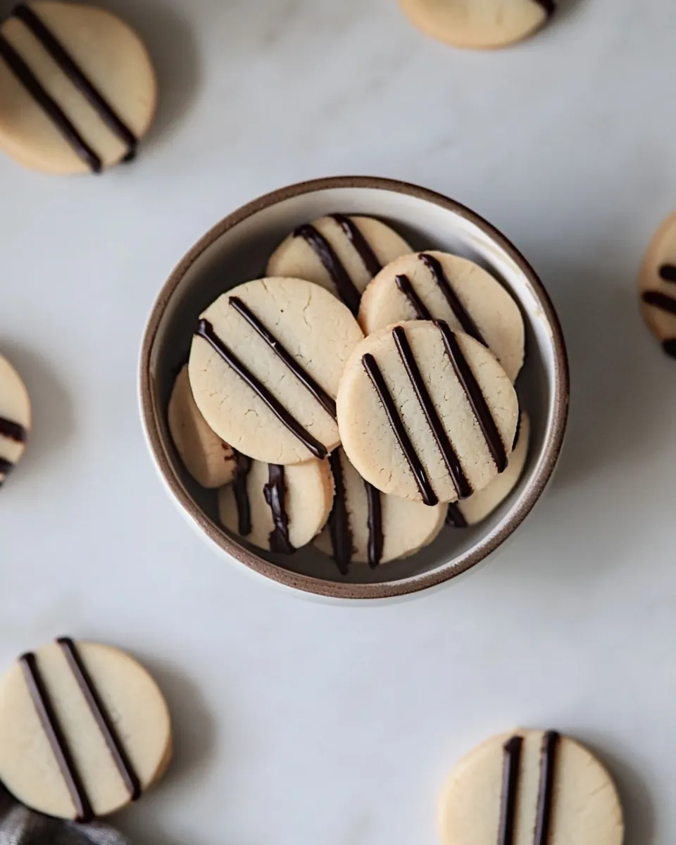 Fudge Striped Cookies