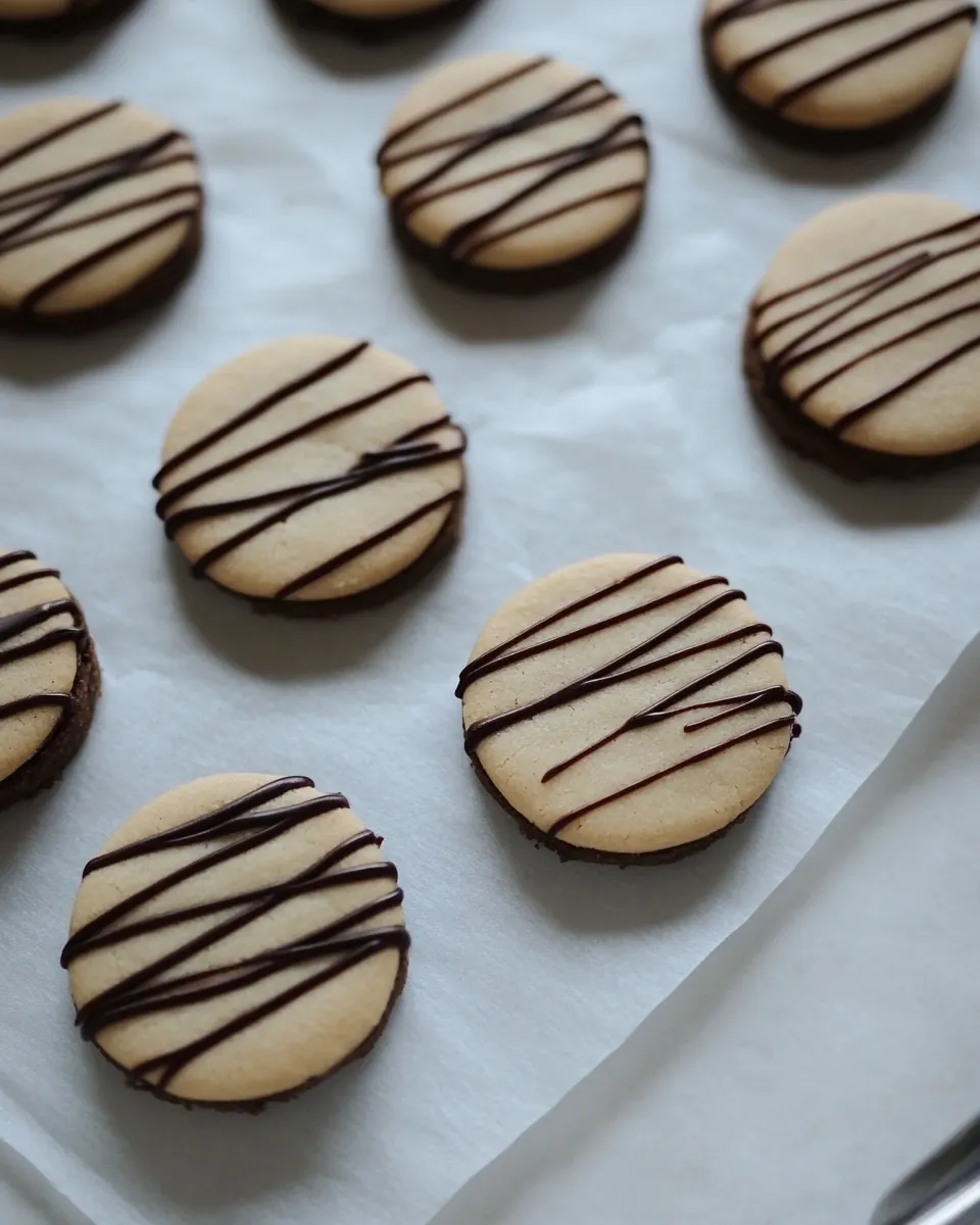 Fudge Striped Cookies