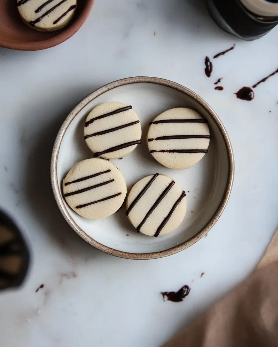 Fudge Striped Cookies