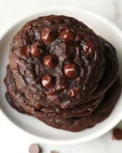 Fudgy Chocolate Zucchini Cookies
