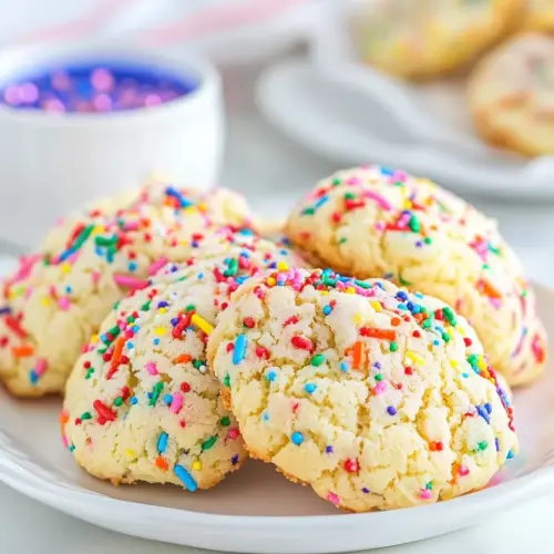 Funfetti Cake Mix Cookies
