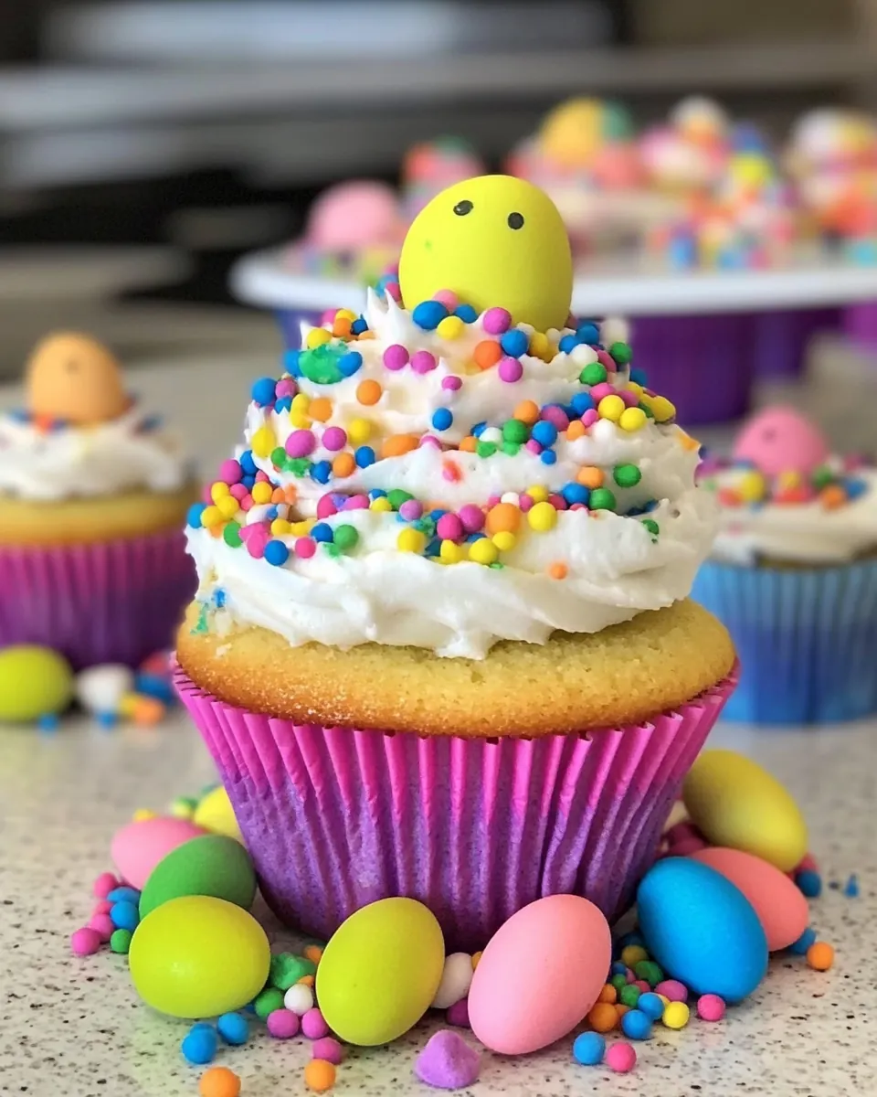 Funfetti Easter Cupcakes