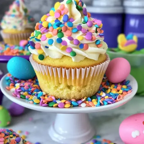 Funfetti Easter Cupcakes