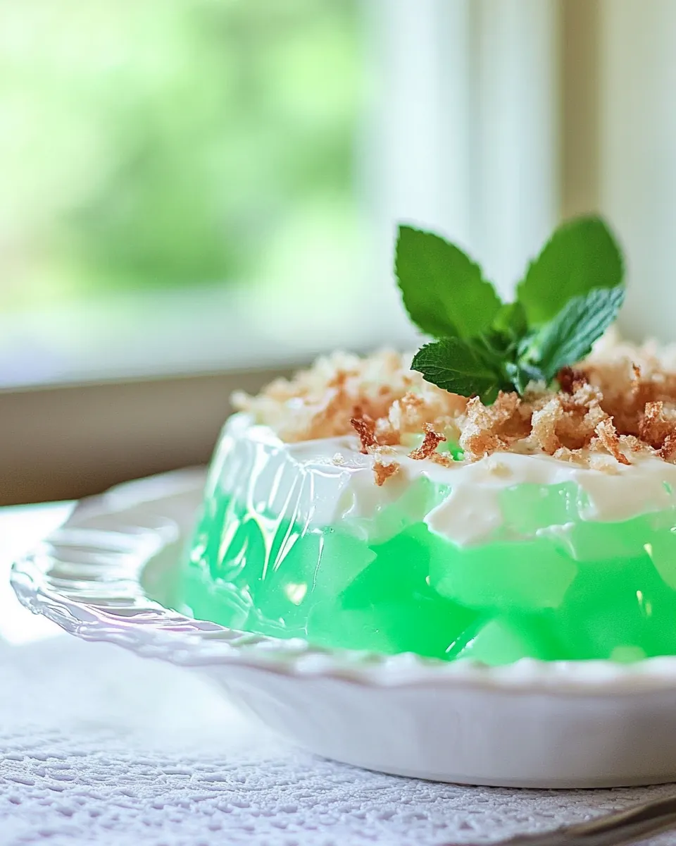 Furrs Lime Jello Salad