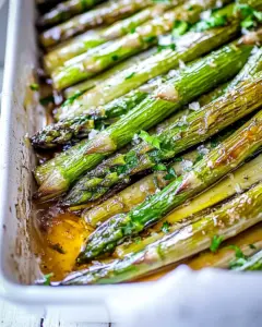 Garlic Browned Butter Asparagus