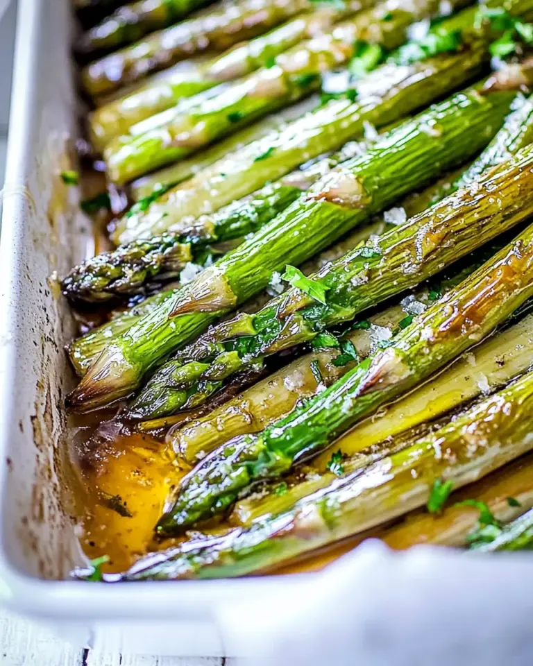 Garlic Browned Butter Asparagus