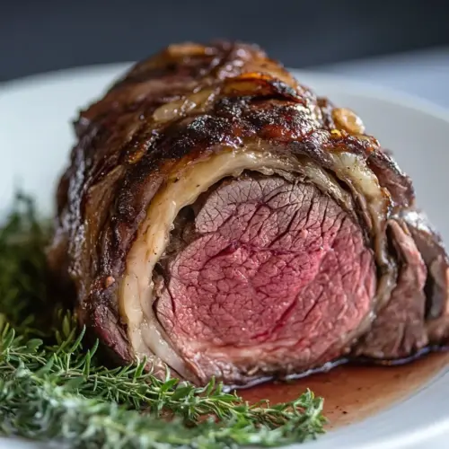 Garlic Butter Prime Rib