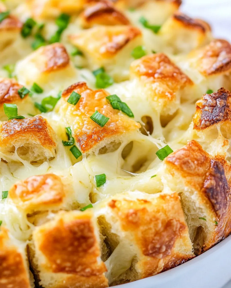Garlic Cheesy Pull Apart Bread