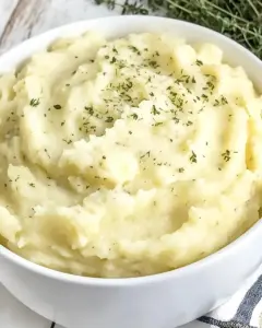 Garlic Cream Cheese Mashed Potatoes