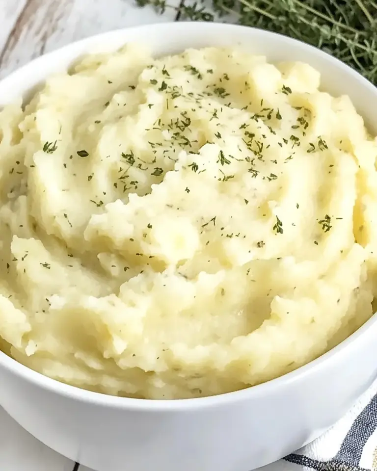 Garlic Cream Cheese Mashed Potatoes