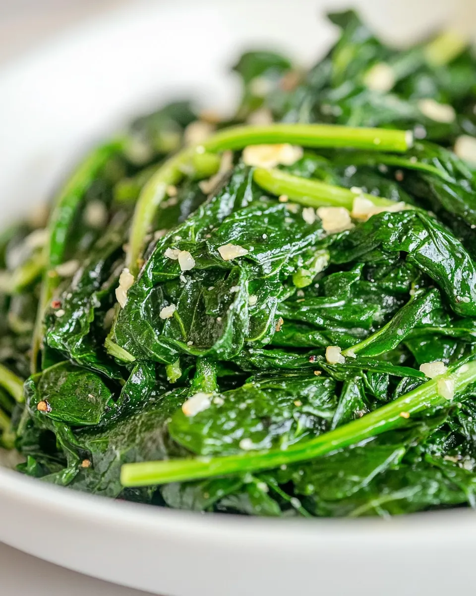 Garlic Sautéed Spinach