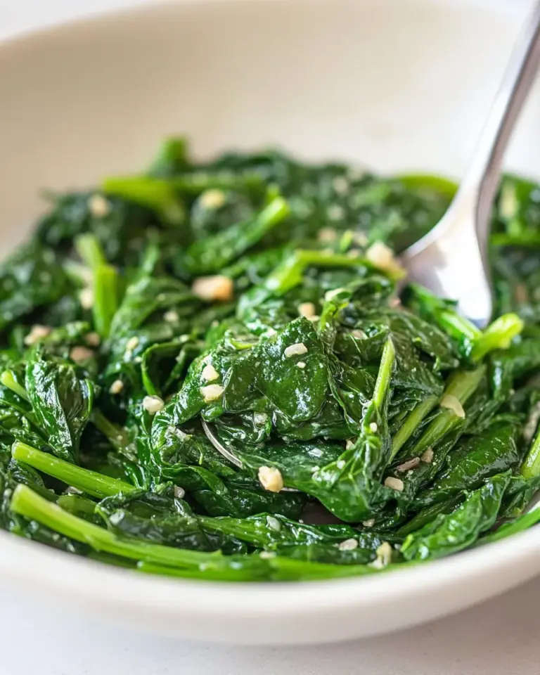 Garlic Sautéed Spinach