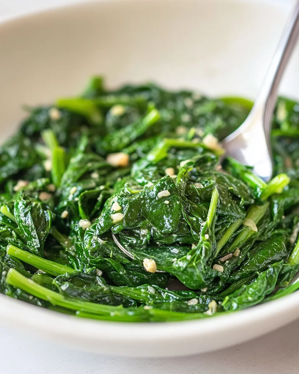 Garlic Sautéed Spinach