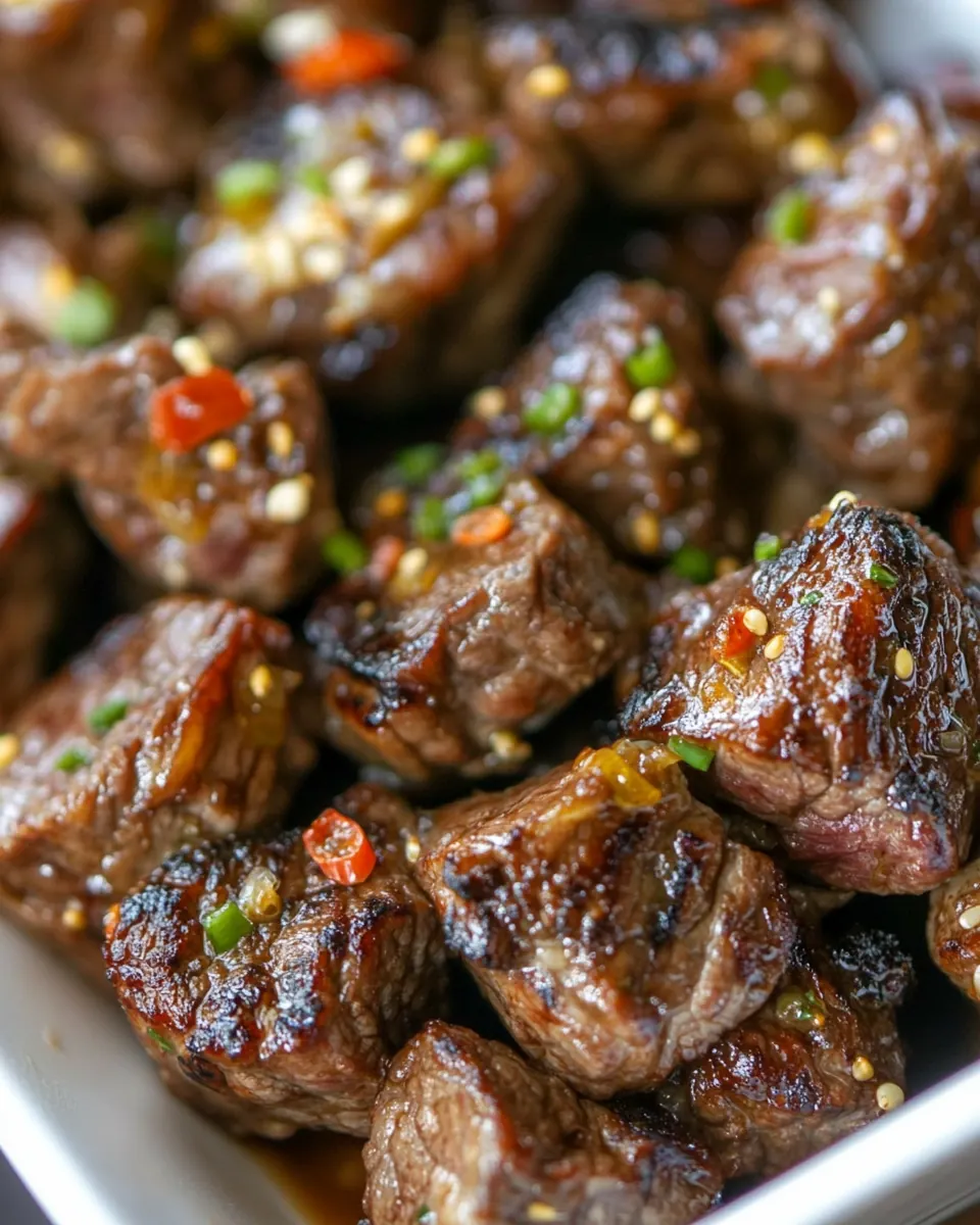 Garlic Steak Bites