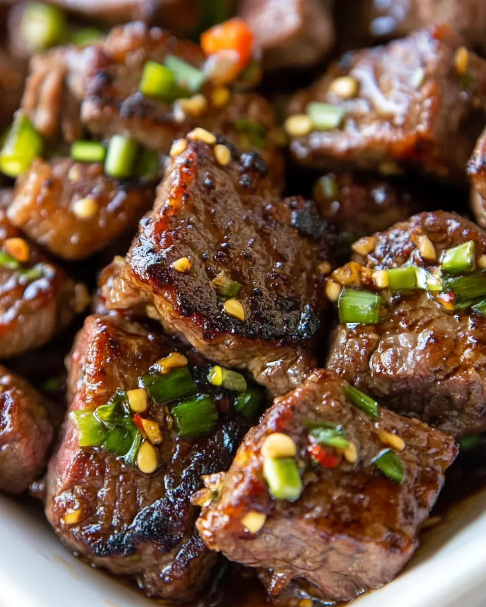 Garlic Steak Bites