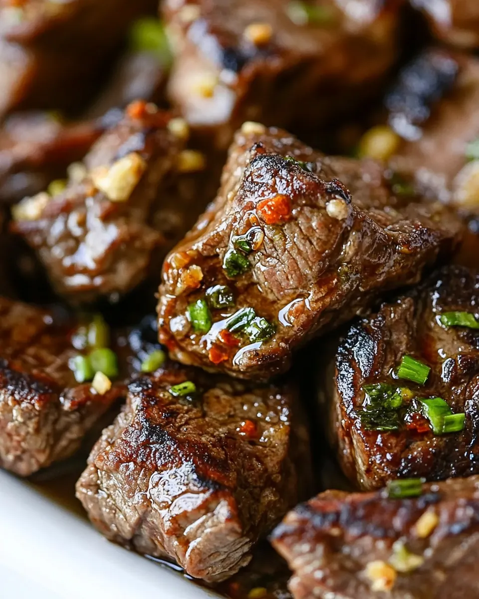 Garlic Steak Bites