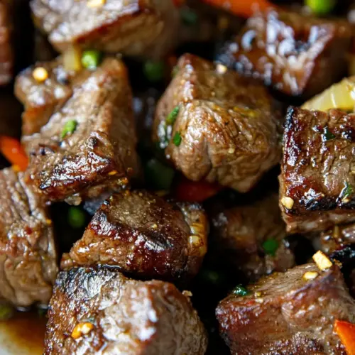 Garlic Steak Bites