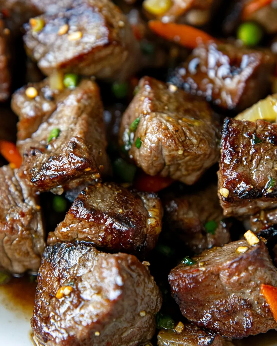 Garlic Steak Bites