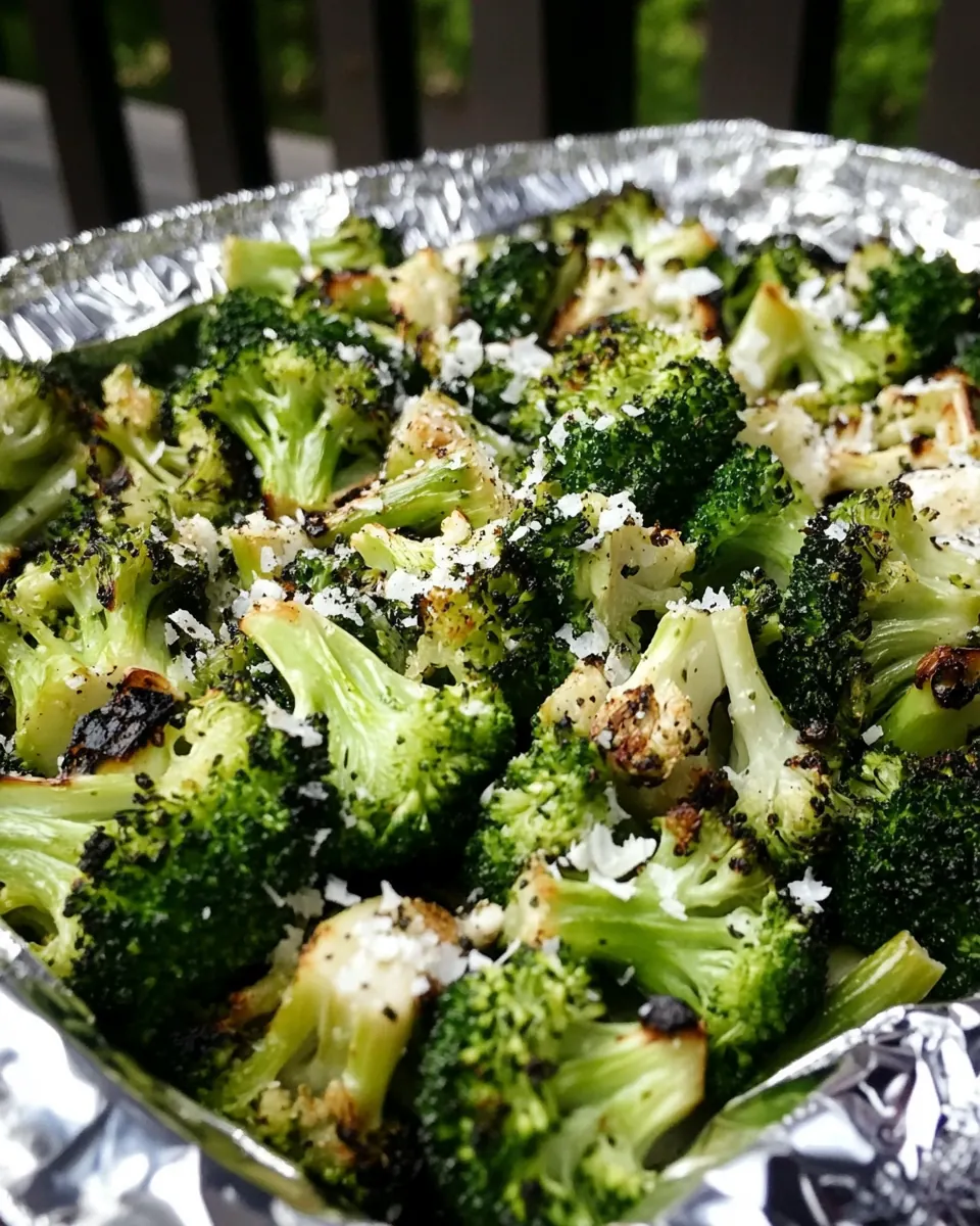 Gas Grill Broccoli Side Dish