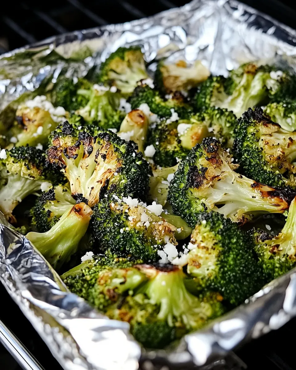 Gas Grill Broccoli Side Dish