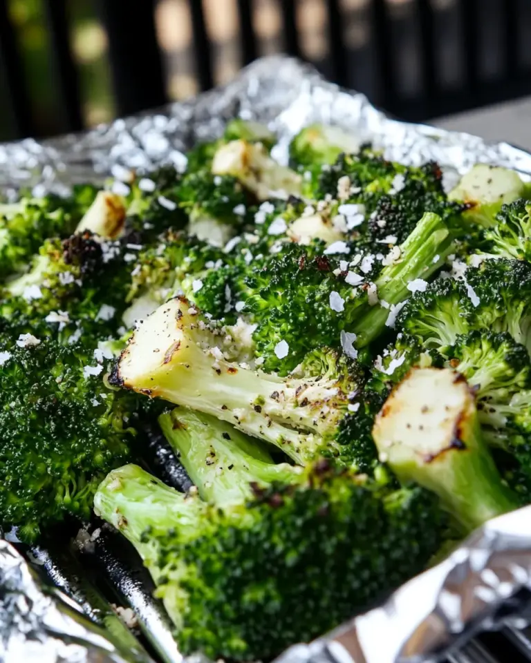 Gas Grill Broccoli Side Dish
