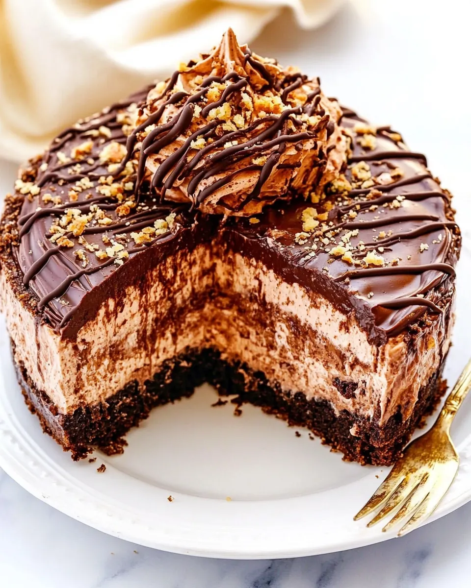 German Chocolate Cheesecake