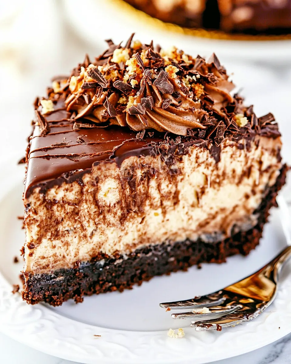German Chocolate Cheesecake
