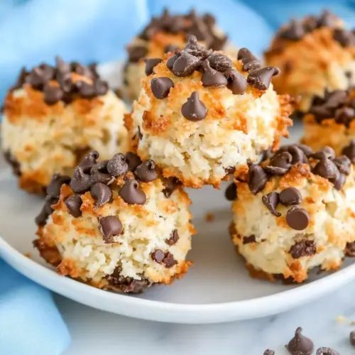 German Chocolate Macaroons