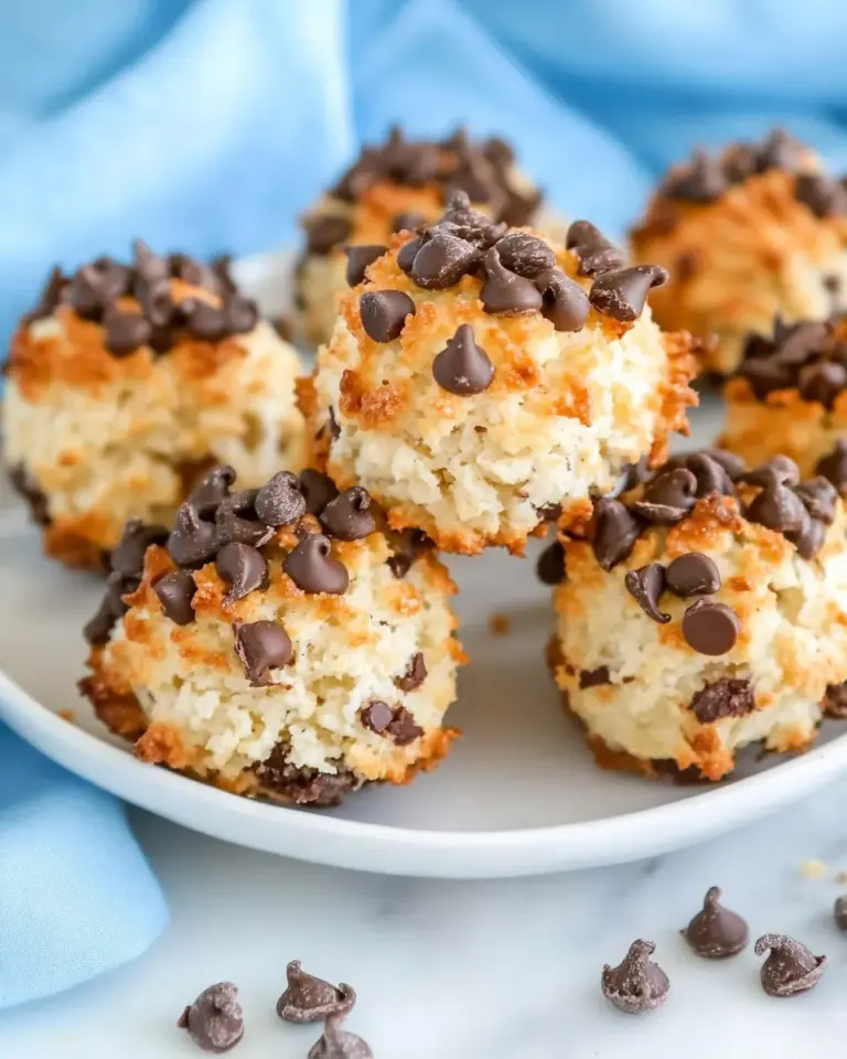 German Chocolate Macaroons
