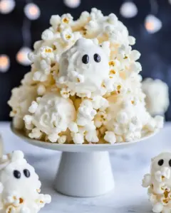 Ghost Marshmallow Popcorn Balls