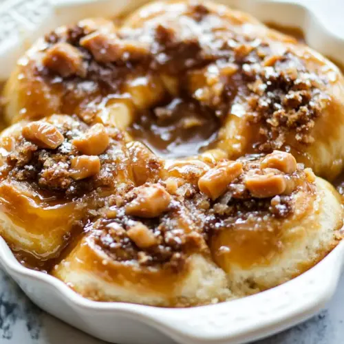 Giant Vanilla Salted Butterscotch Sticky Buns