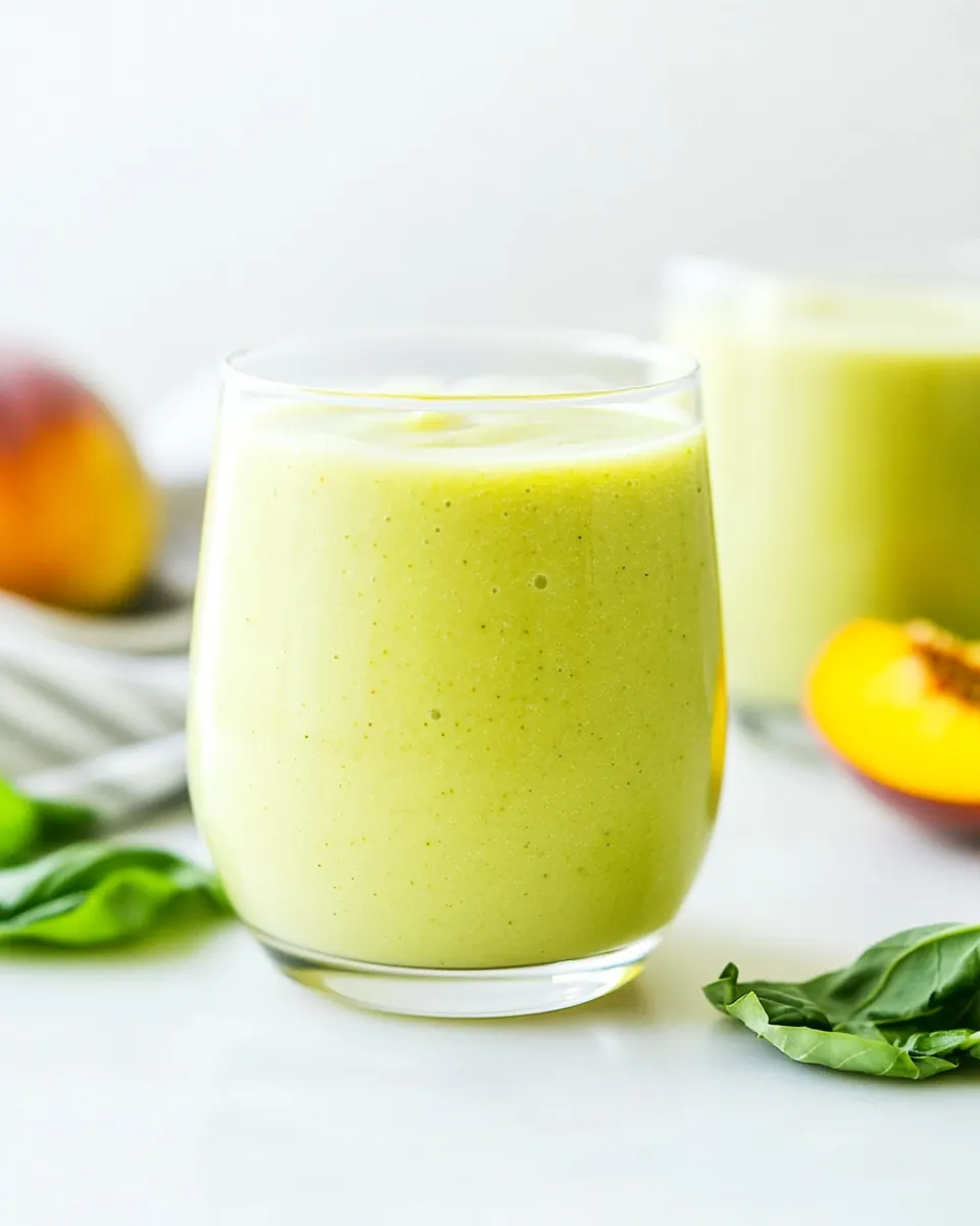 Ginger Peach Detox Smoothie