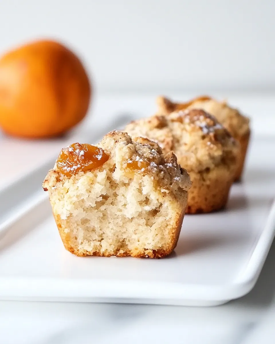 Ginger Persimmon Scone Muffins
