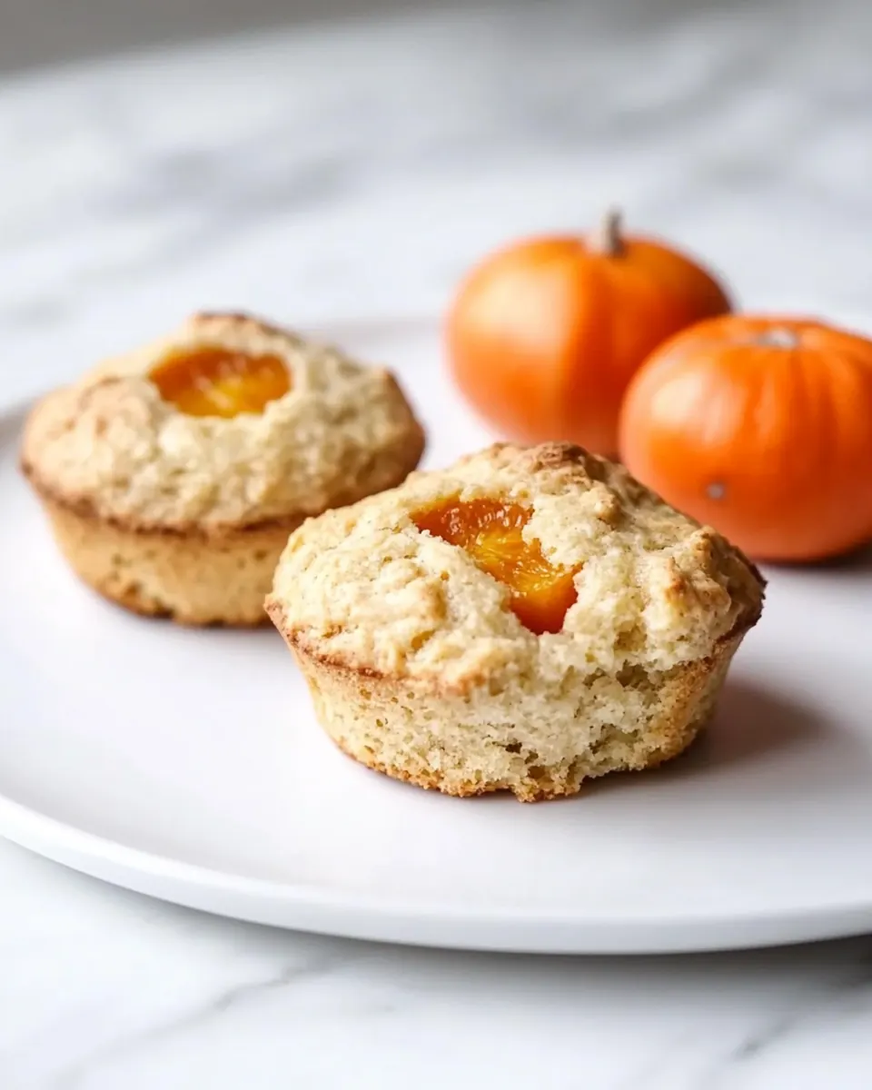 Ginger Persimmon Scone Muffins
