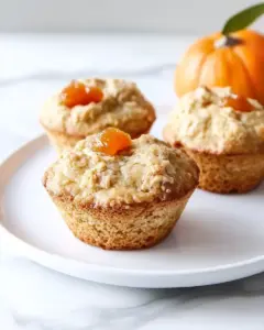 Ginger Persimmon Scone Muffins