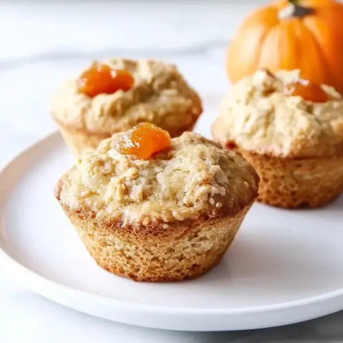 Ginger Persimmon Scone Muffins