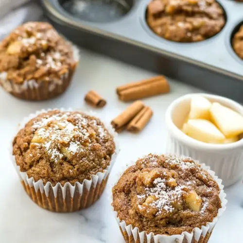 Gingerbread Apple Muffins