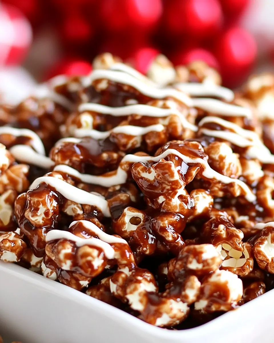 Gingerbread Caramel Popcorn