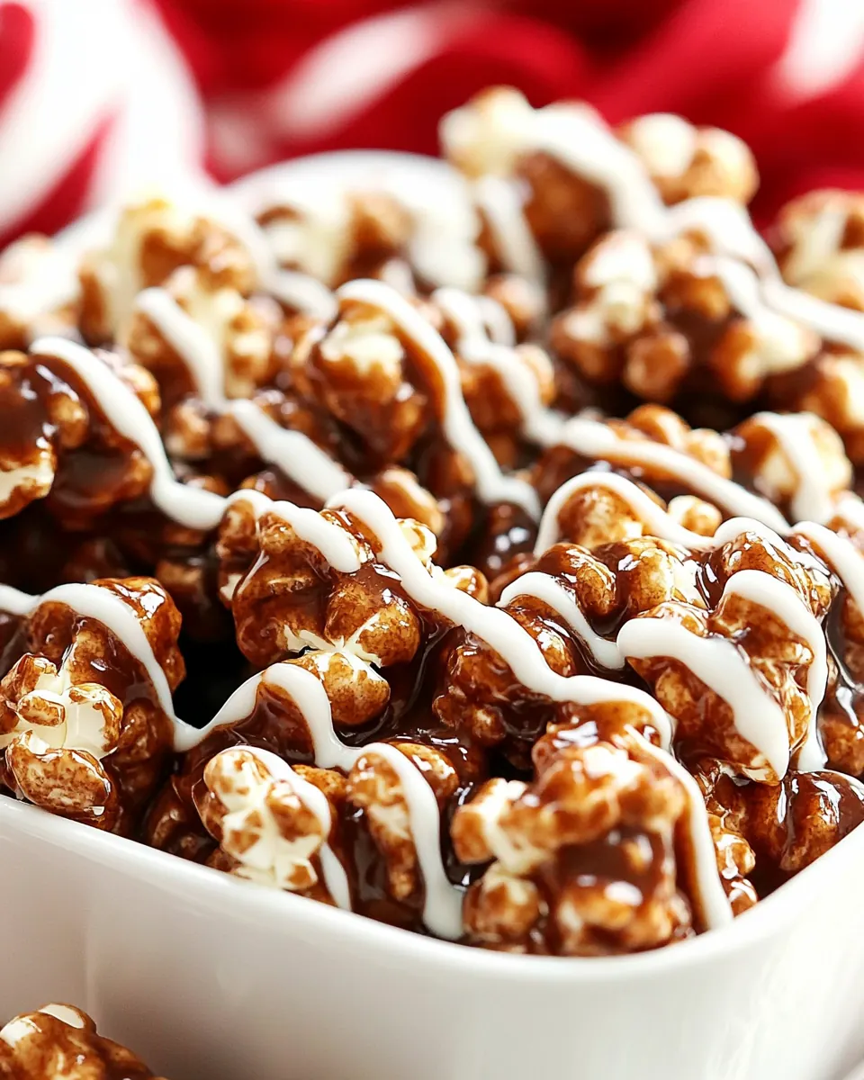 Gingerbread Caramel Popcorn
