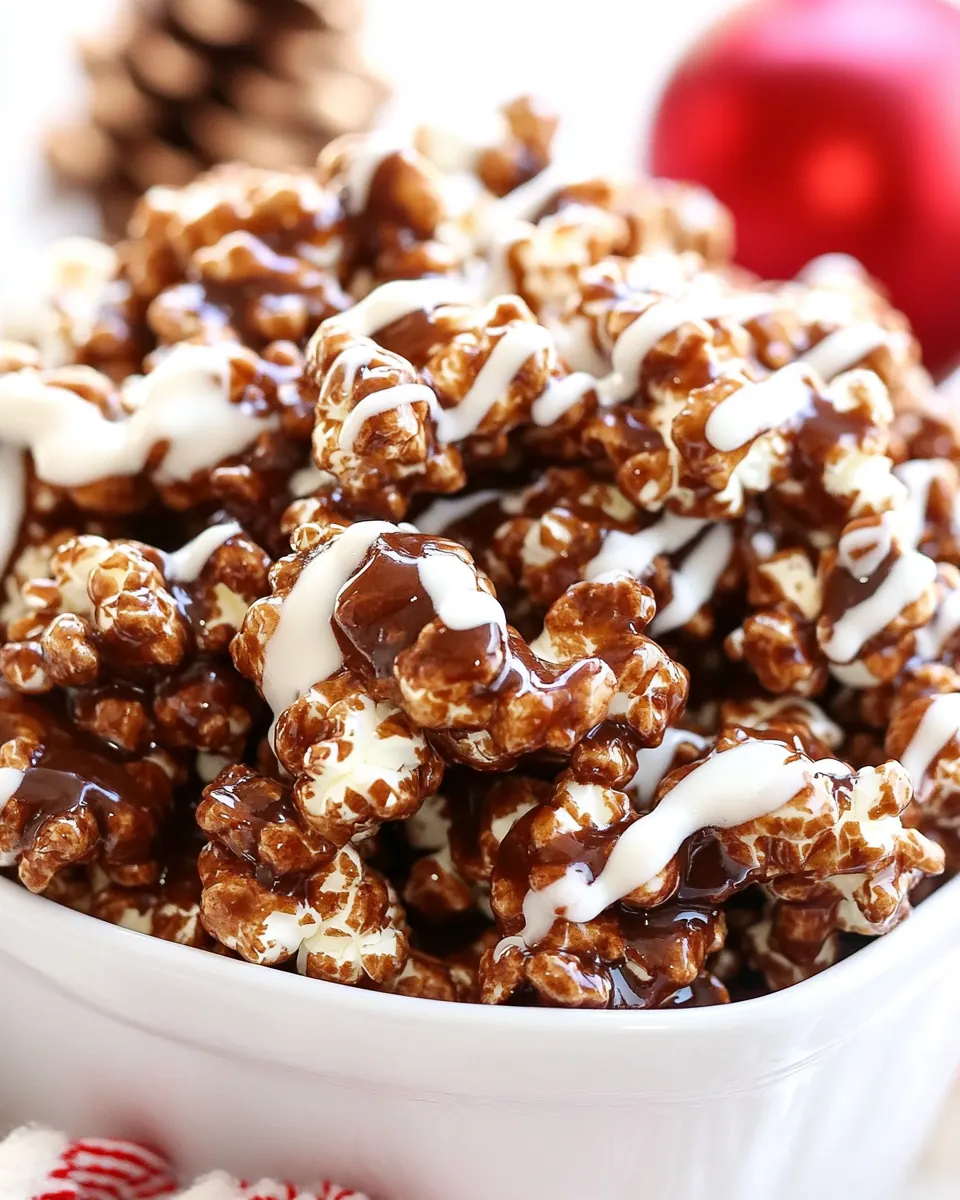 Gingerbread Caramel Popcorn