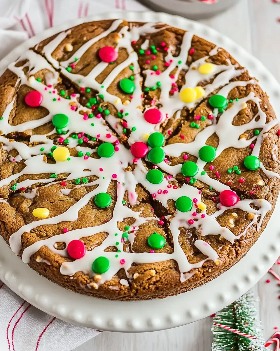 Gingerbread Cookie Cake