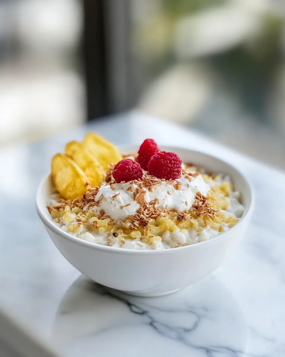 Gingersnap Breakfast Risotto
