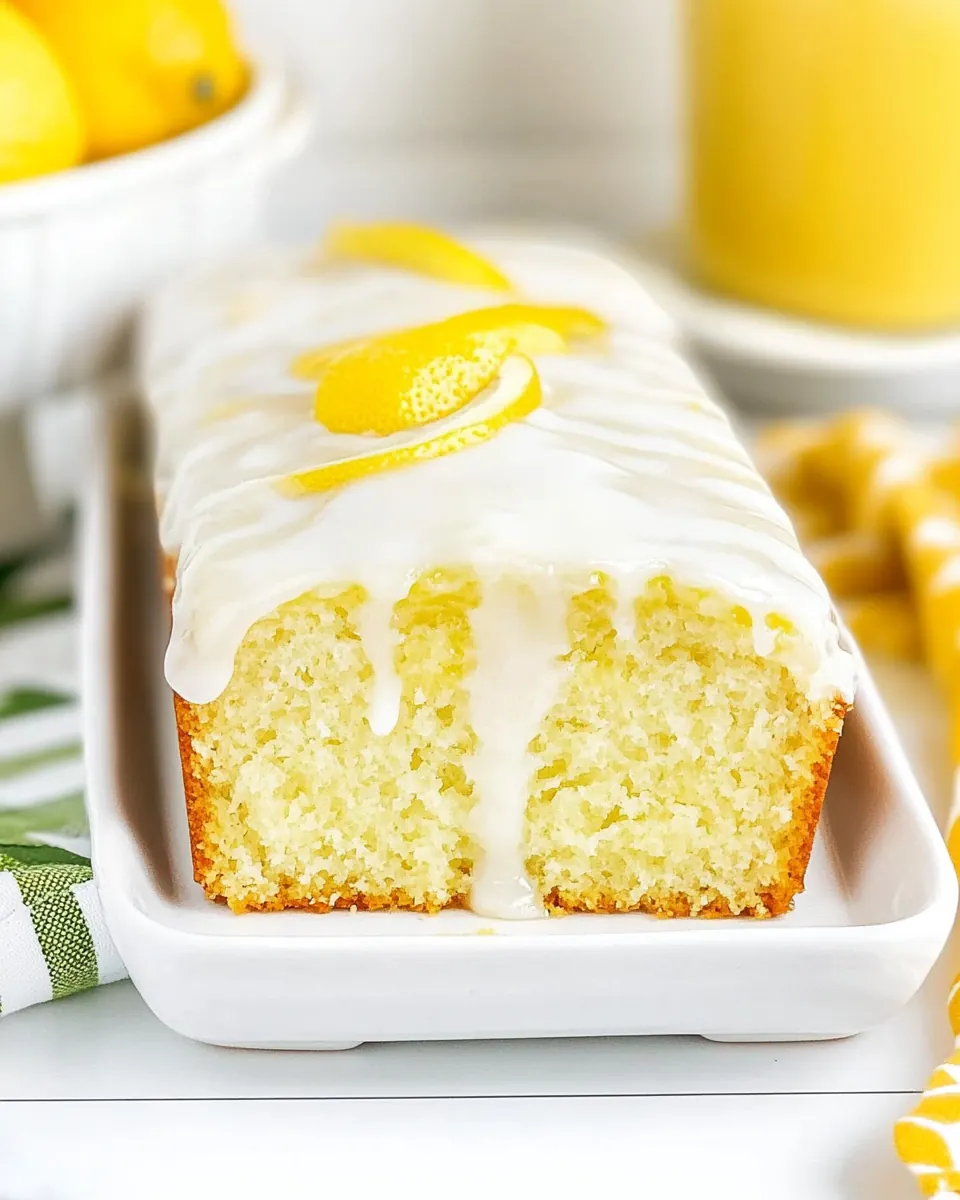 Glazed Lemon Bread