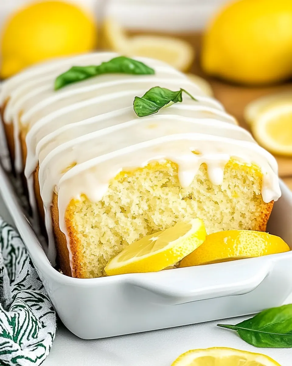 Glazed Lemon Bread