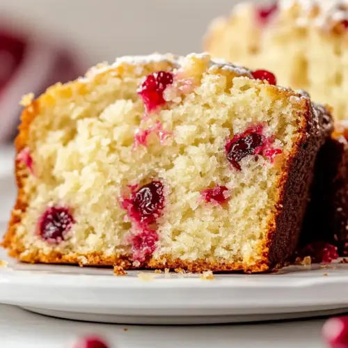 Glazed Lemon Cranberry Bread
