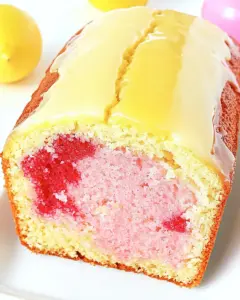Glazed Lemon Easter Loaf Cake