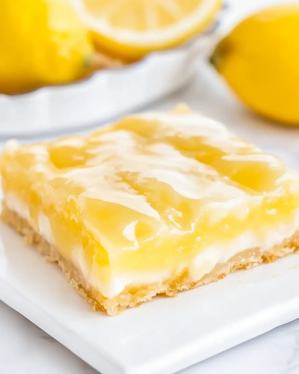 Glazed Lemon Pie Bars