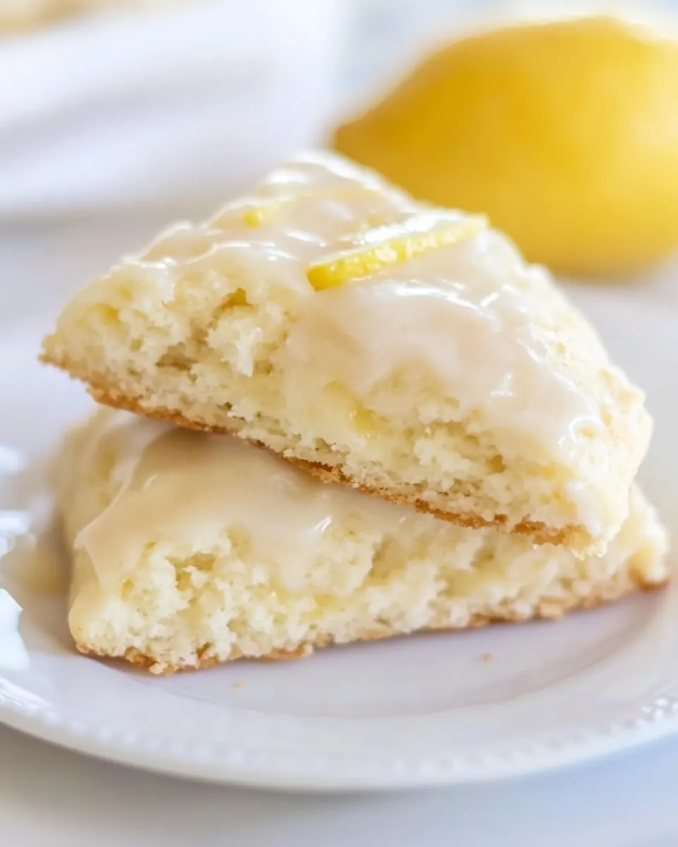 Glazed Lemon Scones