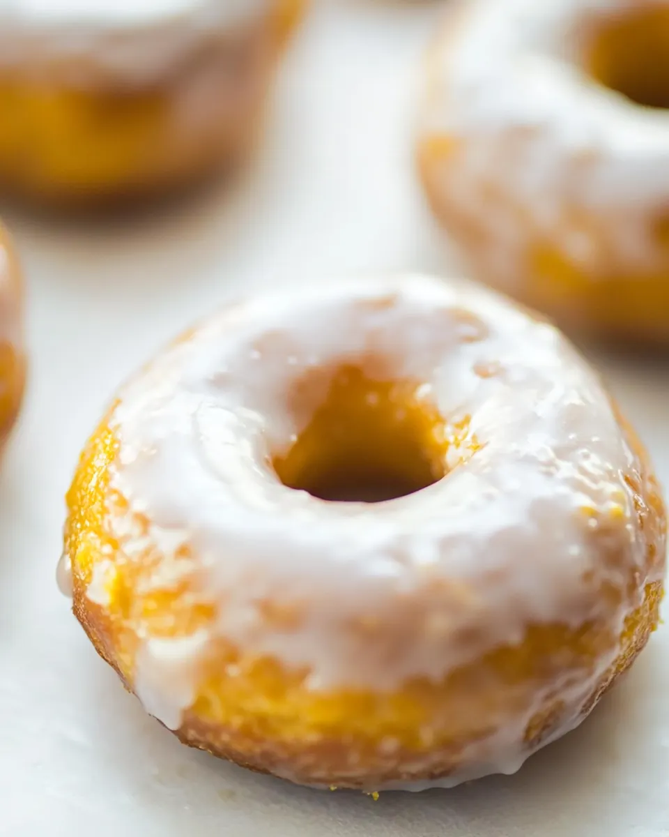 Glazed Pumpkin Donuts
